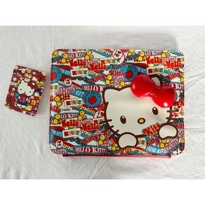 VTG Sanrio Kawaii Anime Hello Kitty Leather iPad  2 or 3 Case Celebrate 50 Years